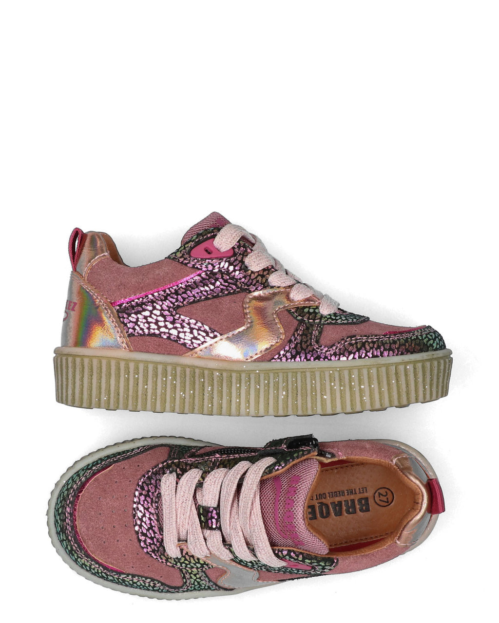 PLEUN PARIS meisjes sneakers roze