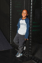 GILES GEN jongens sneakers grijs blauw