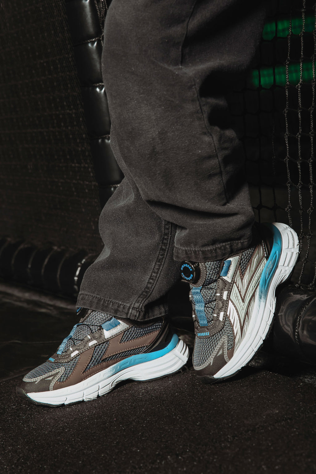 GILES GEN jongens sneakers grijs blauw