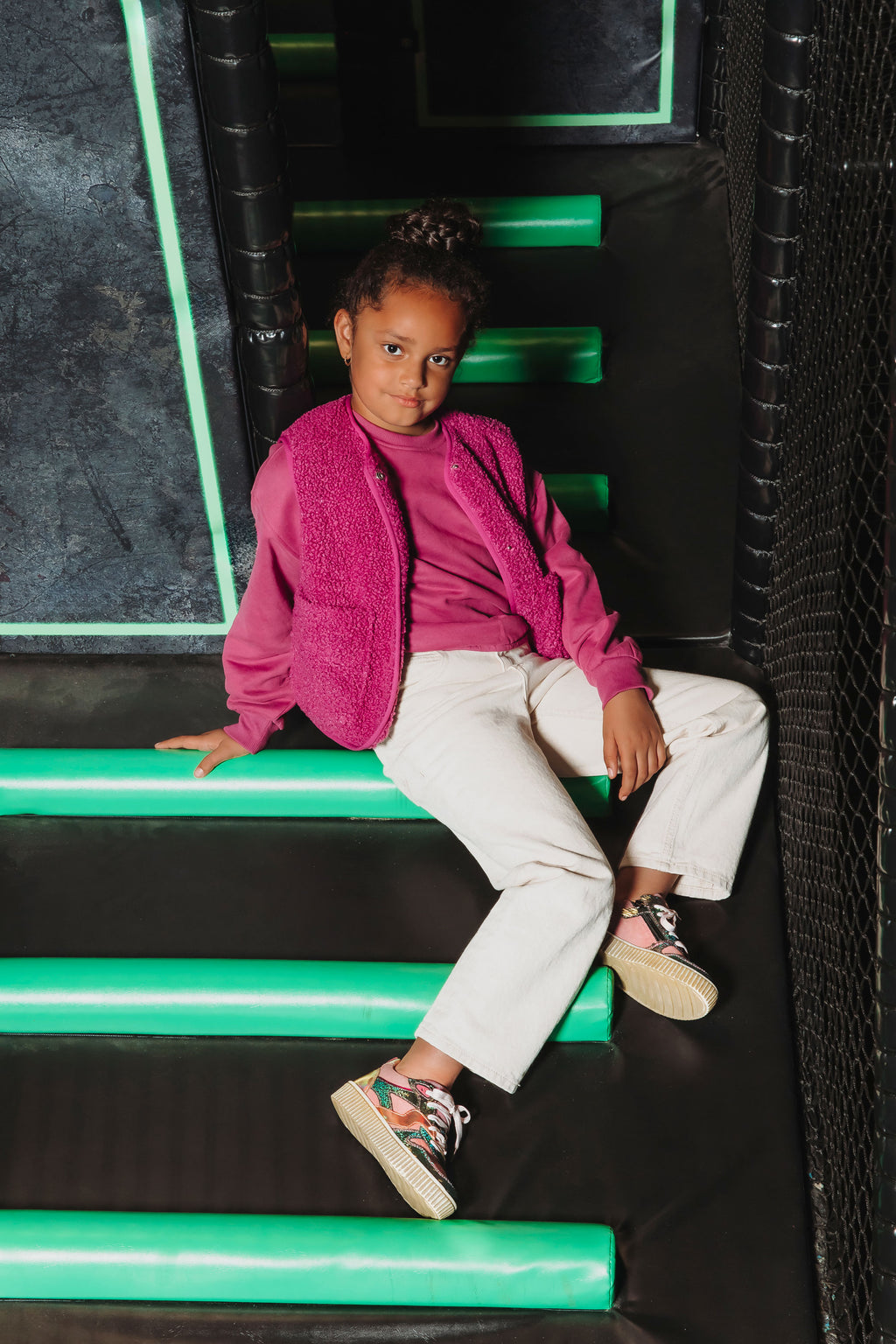 PLEUN PARIS meisjes sneakers roze