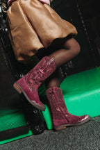 COCO COWBOY meisjes laarzen Bordeauxrood