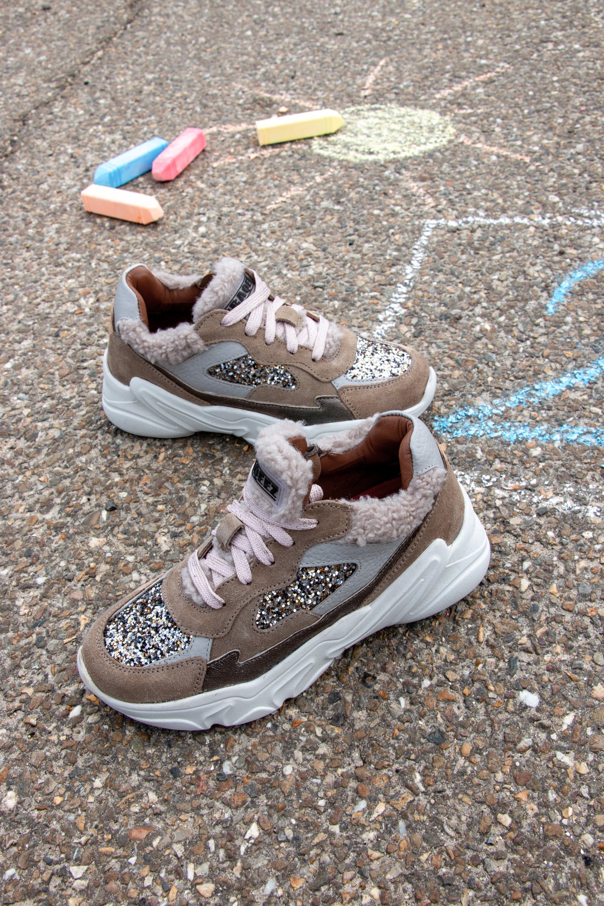 Lage Sneakers Braqeez Fenna Foam - Bruin