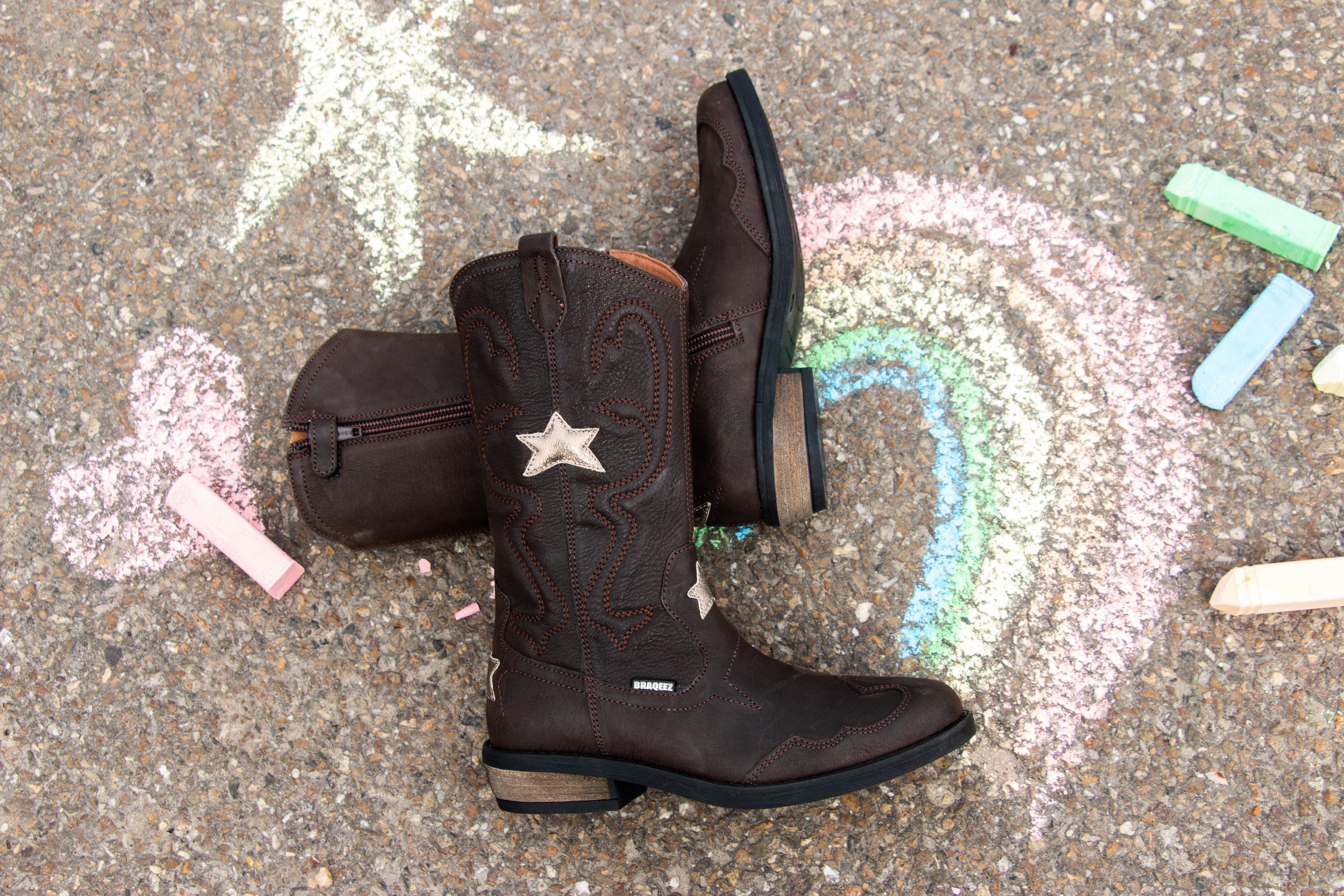 Cowboyboots Braqeez Coco Cowboy - Bruin